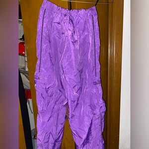 Purple Cargo Pants